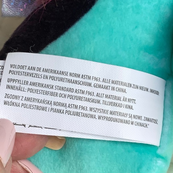 Basic Fun Cutetitos Unicornitos Plush Unicorn Teal Black Stuffed Animal No Wrap - Picture 10 of 11